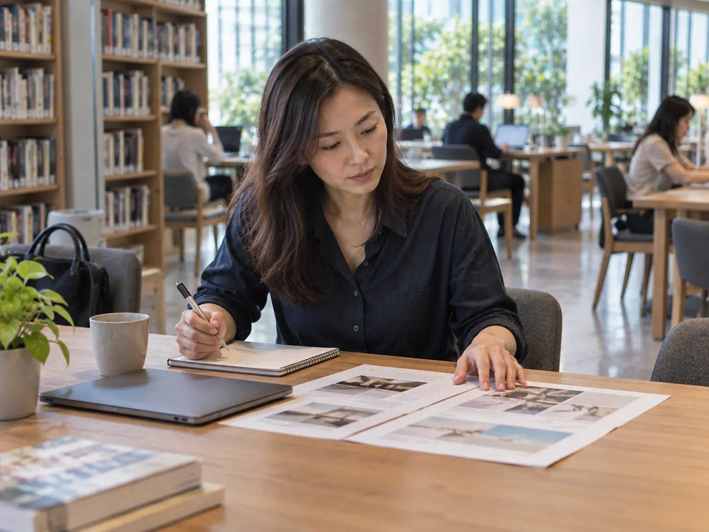 A professional growth and career development setting