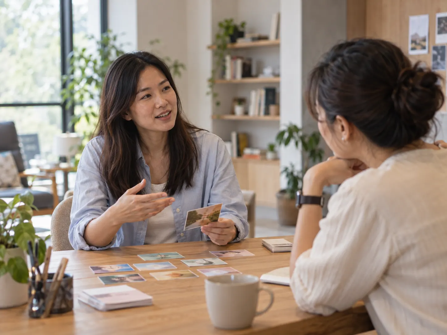 A reflective personal growth moment